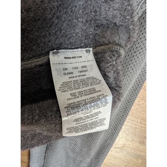 Mountain Hardwear T-Shirt Women Small Charcoal Airmesh Long Sleeve Crew Neck NWT - Picture 4 of 4